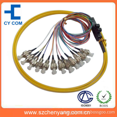 FC/SC/ST 12 Core Ribbon Packing Fiber Optic Pigtail